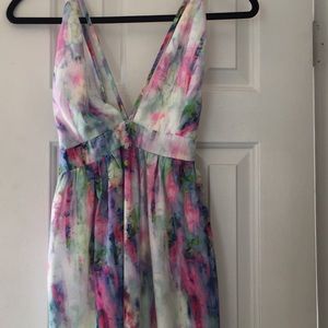 Watercolor Maxi Dress